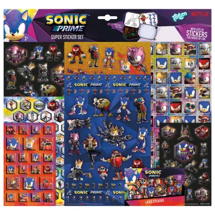 Sonic Prime Super Sticker Set with Toy product photo