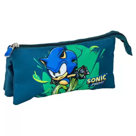 Sonic Prime triple pencil case termékfotója