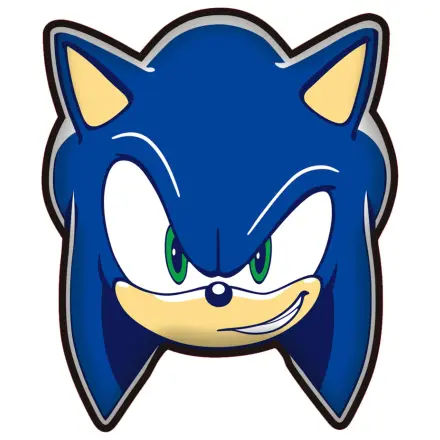 Sonic Smirk shaped cushion, decorative pillow product photo