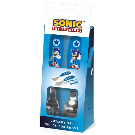 Sonic Speed Metal Ergo Cutlery Set - 2 Piece product photo