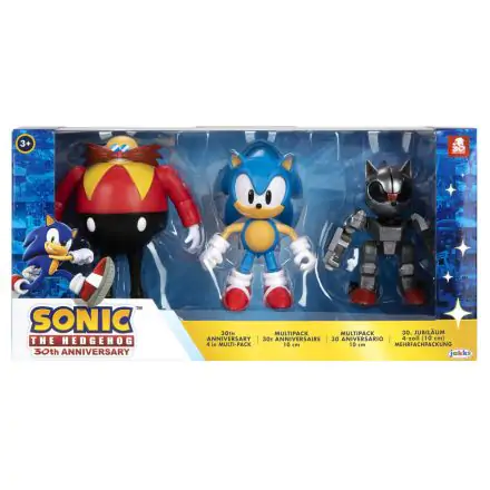 Sonic The Hedgehog 30Th Anniversary pack 3 figures 10cm termékfotója