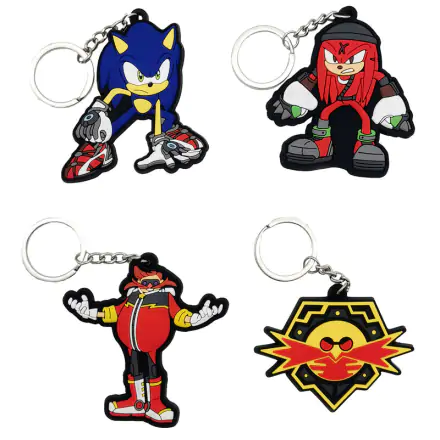 Sonic the Hedgehog set 4 keychain termékfotója