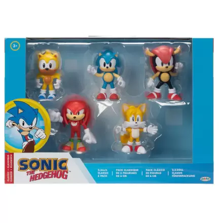 Sonic the Hedgehog pack 5 figures 6cm termékfotója