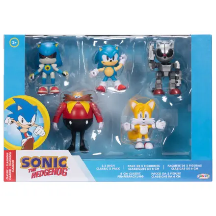 Sonic the Hedgehog pack 5 figures 6cm product photo