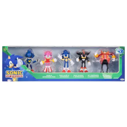 Sonic The Hedgehog pack 5 figures 6cm product photo