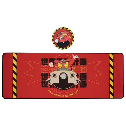 Sonic - The Hedgehog Desk Pad & Coaster Set Dr. Eggman product photo