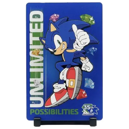 Sonic The Hedgehog FiGGYZ Magnet Collectible OGz Sonic 35th Anniversary 9 cm product photo
