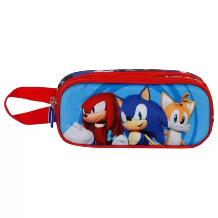 Sonic The Hedgehog Friends 3D double pencil case termékfotója