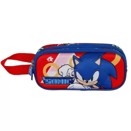 Sonic The Hedgehog Game 3D double pencil case termékfotója