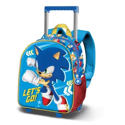 Sonic The Hedgehog Go 3D trolley 39cm termékfotója