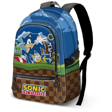 Sonic the Hedgehog Greenhill adaptable backpack 44cm termékfotója