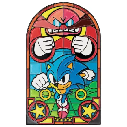 Sonic The Hedgehog Ingot Stained Glass Window Style 60 cm product photo