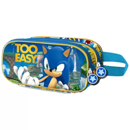 Sonic the Hedgehog Easy double 3D pencil case product photo