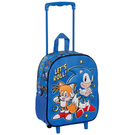 Sonic The Hedgehog Lets Roll 3D trolley 34cm termékfotója