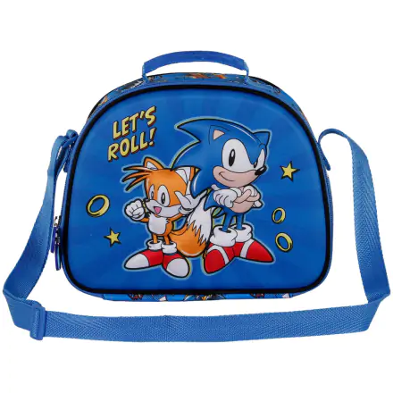 Sonic The Hedgehog Lets Roll 3D lunch bag termékfotója