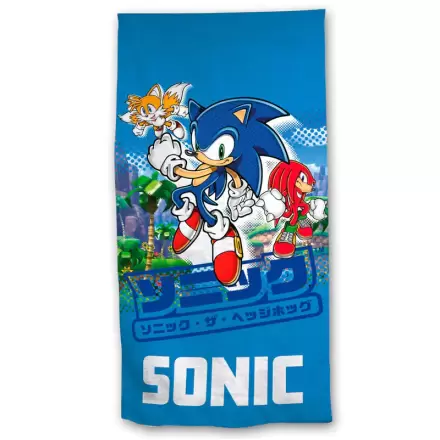 Sonic The Hedgehog microfibre beach towel termékfotója