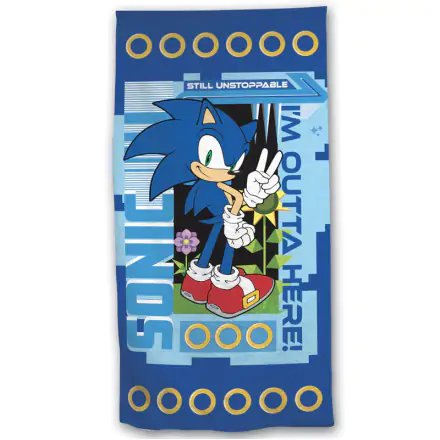 Sonic The Hedgehog microfibre beach towel termékfotója