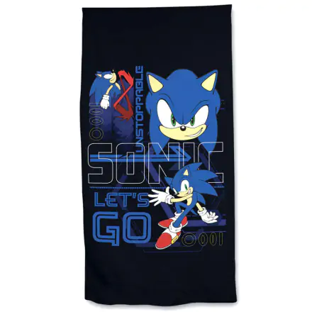 Sonic The Hedgehog cotton beach towel termékfotója