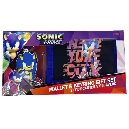 Sonic the Hedgehog wallet + keychain product photo