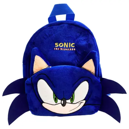 Sonic the Hedgehog plush backpack 30cm product photo
