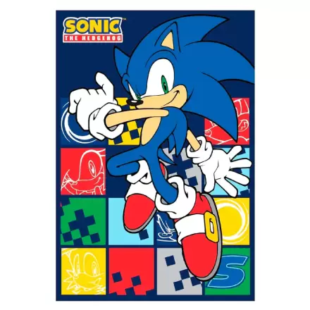 Sonic the Hedgehog polar blanket termékfotója
