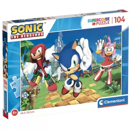 Sonic the Hedgehog puzzle 104pcs termékfotója