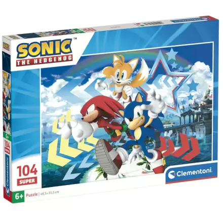 Sonic the Hedgehog puzzle 104pcs termékfotója