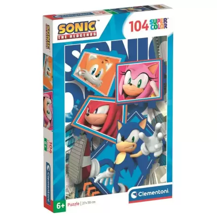 Sonic the Hedgehog puzzle 104pcs product photo