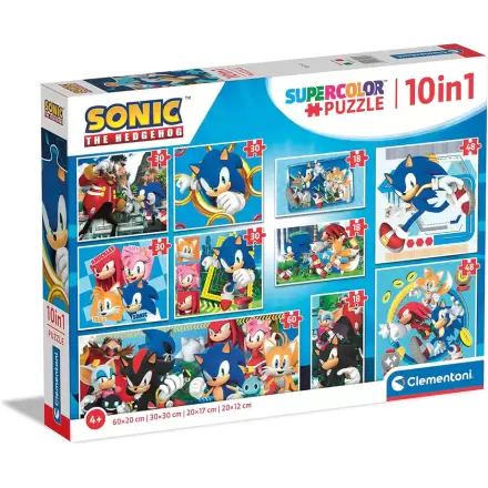 Sonic the Hedgehog puzzle 18+30+48+60pzs product photo