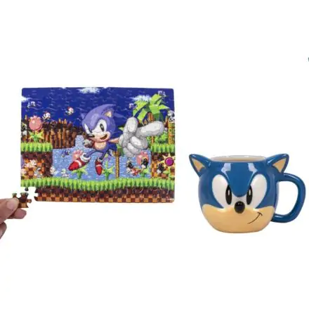 Sonic the Hedgehog Mug & Jigsaw Puzzle Set Sonic termékfotója