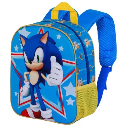 Sonic the Hedgehog Star 3D backpack 31cm product photo