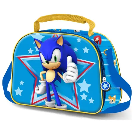 Sonic the Hedgehog Star 3D lunch bag product photo
