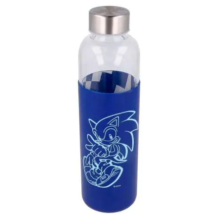 Sonic the Hedgehog silicone cover glass bottle 585ml termékfotója