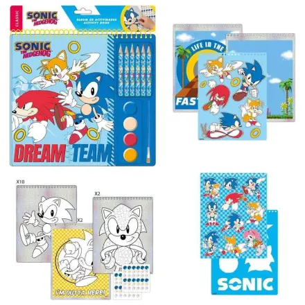 Sonic The Hedgehog colouring activity book product photo