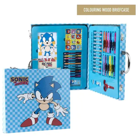 Sonic the Hedgehog Colouring stationery case product photo