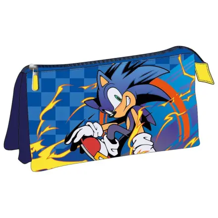 Sonic the Hedgehog triple pencil case product photo