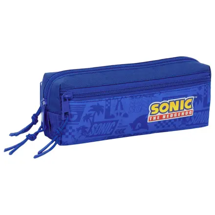 Sonic the Hedgehog triple pencil case product photo