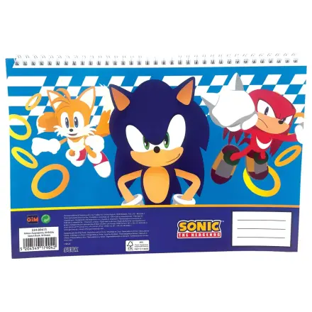Sonic Trio A/4 Spiral Sketchbook, 30 sheets product photo