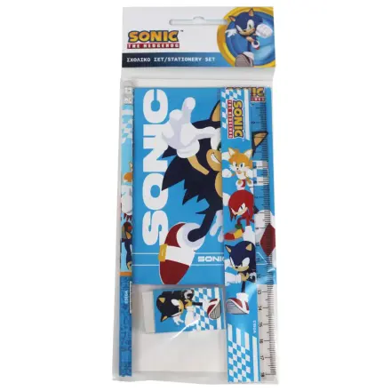 Sonic Trio Stationery Set - 5 pieces product photo