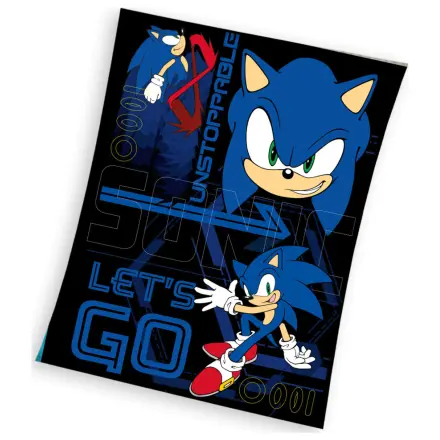 Sonic Unstoppable Fleece Blanket product photo