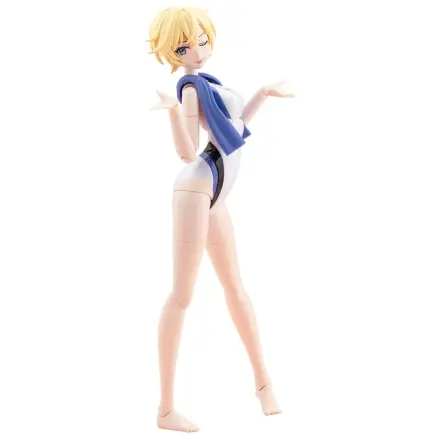 Sousai Shojo Teien Plastic Model 1/10 Rui Saotome Touou High School Competitive Swimsuit Dreaming Style White Dolphin 16 cm product photo