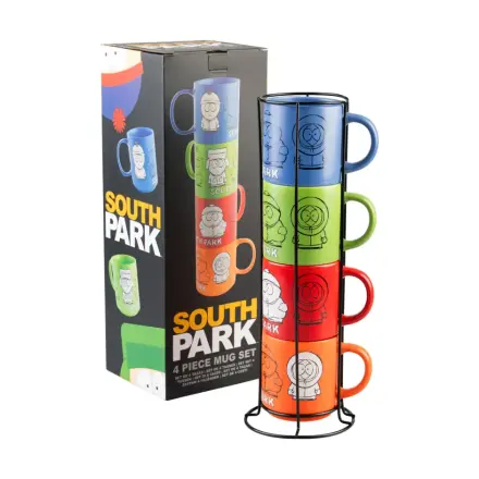 South Park Set of 4 mugs 300ml product photo