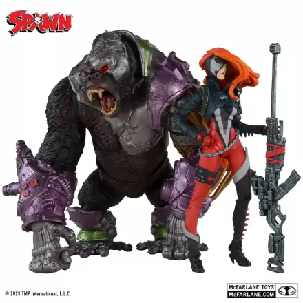 Spawn Action Figures Pack of 2 She Spawn & Cygor (Gold Label) 18 cm termékfotója