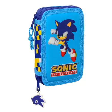 Speed Sonic The Hedgehog double pencil case 28pcs termékfotója