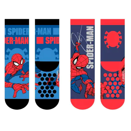 Marvel Spiderman pack 2 kids anti-slip socks product photo