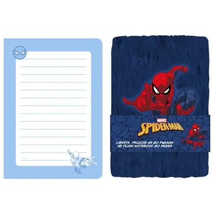 Marvel Spiderman A5 plush notebook product photo