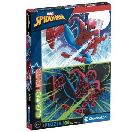 Marvel Spiderman Glowing puzzle 104pcs termékfotója