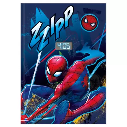 Marvel Spiderman Notebook with clock product photo