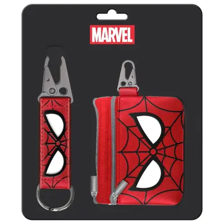 Marvel Spiderman keyring + purse set product photo