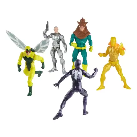 Spider-Man Marvel Legends Action Figure 5-Pack Spider-Man, Silvermane, Human Fly, Molten Man, Razorback 15 cm termékfotója